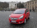 Die Frontpartie des Opel Meriva Facelift 2014
