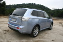 Die Heckpartie des neuen Mitsubishi Outlander PHEV