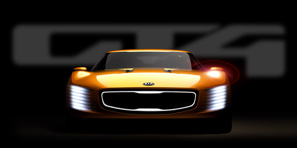Die Studie Kia GT4 Stinger wird auf der Detroiter Autoshow zu sehen sein.