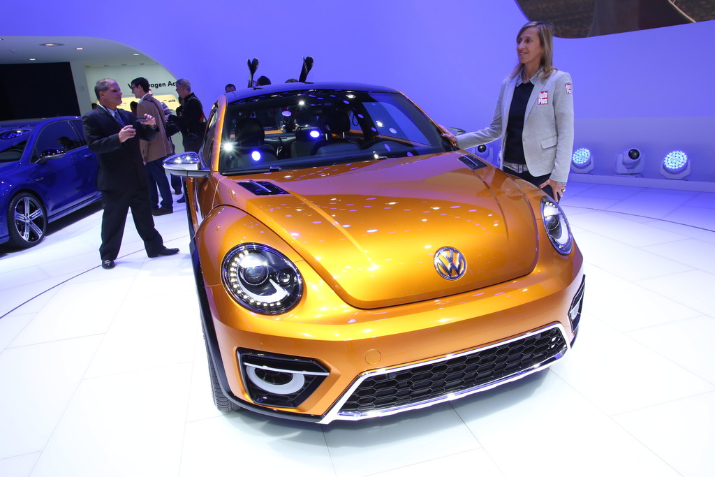 Der Kühlergrill des Volkswagen Beetle Dune