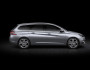 2014er Peugeot 308 SW in silber in der Seitenansicht