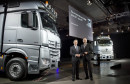 Präsentation der Lkw-Modelle Mercedes-Benz Arocs SLT und den Actros SLT