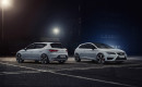 Die Heck, Front und Seitenansicht des Seat Leon Cupra