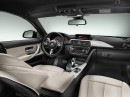 Der Innenraum des BMW 4er Gran Coupé mit Lederausstattung