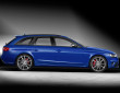 Die Seitenpartie des Audi RS4 Avant Sondermodell Nogaro Selection