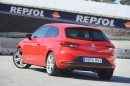 Das Heck des neuen (2014) Seat Leon Cupra
