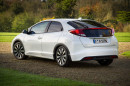 Facelift-Modell Honda Civic in weiß 2014