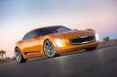 Konzeptstudie Kia GT4 Stinger in orange
