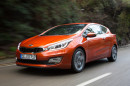 Der 135 PS starke Kia Pro Cee’d 1.6 GDI in orange