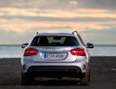 Die Heck Ansicht des Mercedes-Benz GLA 45 AMG