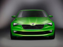 Bild von der Front des Skoda Vision C