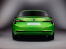 Das Heck der Studie Skoda Vision C