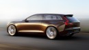 Kombi-Studie Volvo Concept Estate 2014 in der Seitenansicht