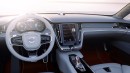 Das Cockpit des Konzeptfahrzeugs Volvo Estate