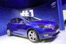 Auf der Automesse Genf zeigt der Hersteller Ford seinen neuen Focus