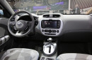 Innenraum des Kia Soul EV: Cockpit, Armaturenbrett,, Mittelkonsole