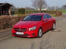Außenaufnahme von der neuen Mercedes-Benz CLA 200