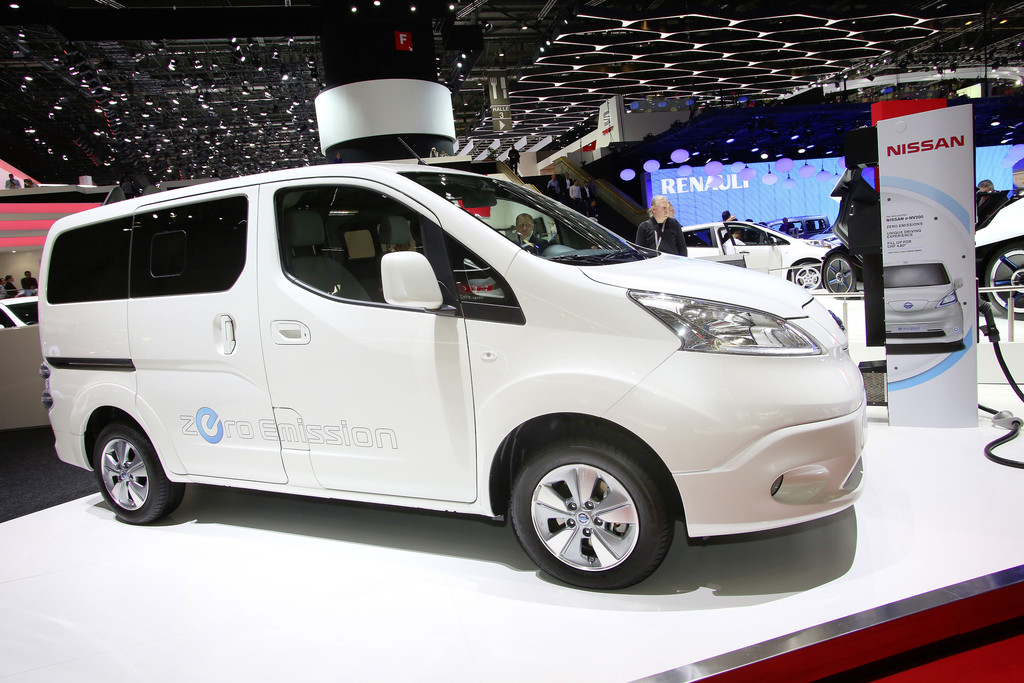 Der neue Elektrovan Nissan e-NV200 in Genf