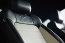 Ledersitze der Ford Mustang 50 Year Limited Edition mit Logo