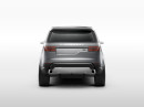 Die Hecklappe des Land Rover Discovery Vision Concept