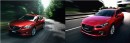 Mazdas Kompaktwagen und Mittelklassefahrzeug Mazda3 und Mazda6