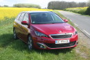Der neue (2014) Peugeot 308 SW in rot