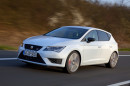 Fahraufnahme von der Seat Leon Cupra 2014