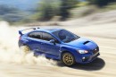 Allradauto Subaru WRX STI in der Wüste