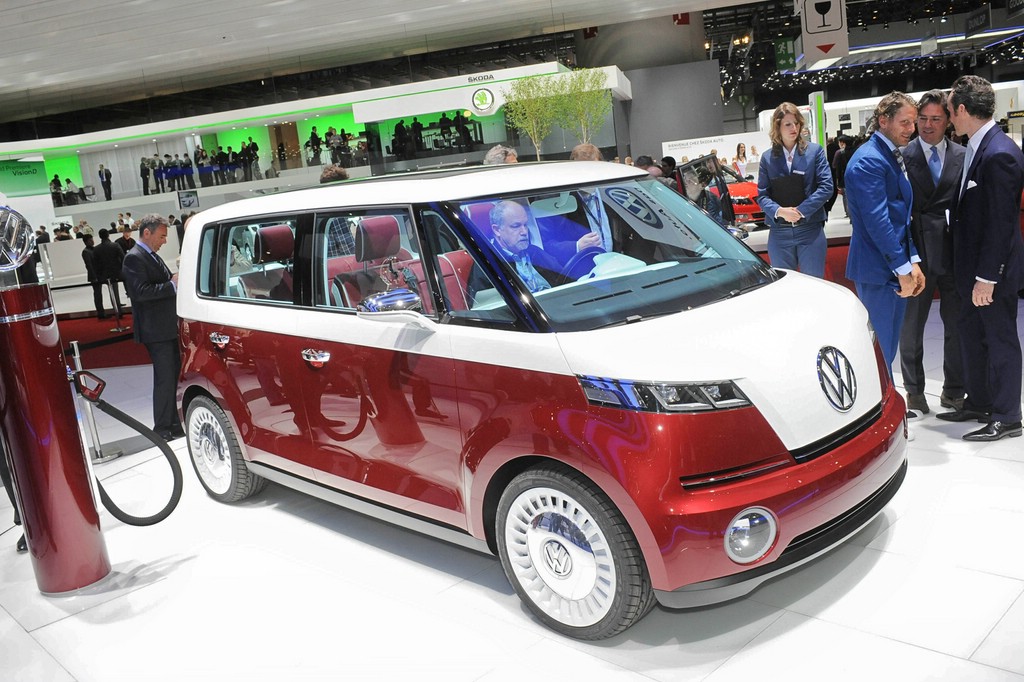 Diese Elektro Klein-Bus Studie stelle VW bereits auf dem Genfer Salon 2011 vor.
