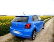 Die Rückleuchten des neuen (2014) Volkswagen Polo in blau metallic