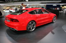 Roter Audi S7 Sportback Facelift-Modell auf der AMI 2014