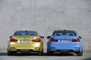 Die neuen BMW-Modelle M3 und M4 in der Heckansicht