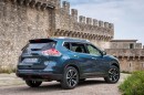 Die Heck und Seitenpartie des neuen (2014) Nissan X-TRail