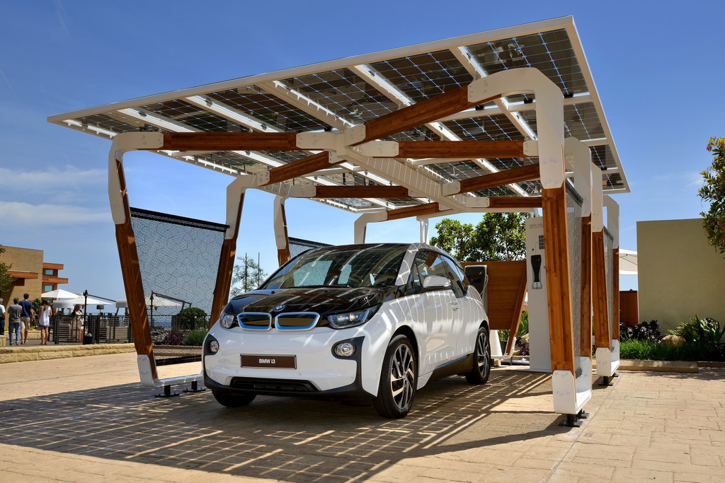 Solar-Carport für BMW i3, i8 und andere Modelle