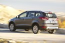 2013 Ford Kuga in der Heck- Seitenansicht