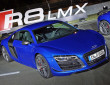 Blauer Audi R8 LMX auf 19 Zoll Felgen