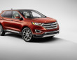 Ford Edge in der Ausstattung Titanium in rot