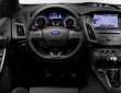 Blick in den Innenraum des überarbeiteten Ford Focus ST 2015