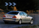 BMW 3er E46 als Limousine (Bauzeit 1999 - 2006).