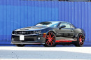 Camaro SS von DD Customs mit über 470 PS in schwarz mit roten Felgen