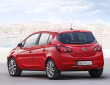 Opel Corsa E mit neuem Chassis in der Farbvariante rot
