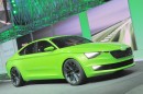 Skoda Concept Car Vision C in grün