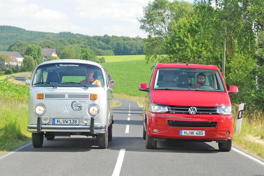 Im Vergleich standen der VW „Bulli“ T2 und der Volkswagen California