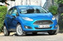Kleinwagen Ford Fiesta in blau
