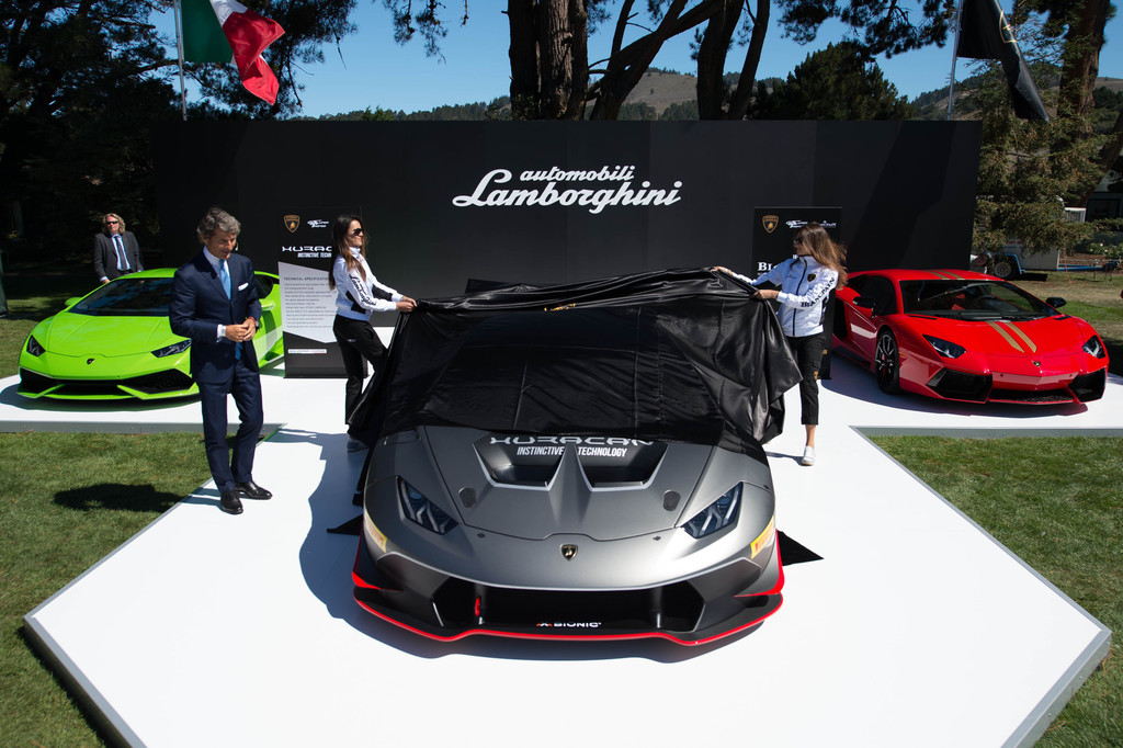 diese schwarzer Lamborghini Huracán Super Trofeo leister 620 ps