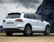 Weißer Volkswagen Touareg R-Line V8 TDI Modellgeneration 2015