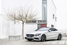 Das 2015er Mercedes-Benz S 63 AMG Coupé in weiß