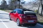 Rotes Citroen DS3 e-HDi 90 Automatic Cabriolet in der Heckansicht