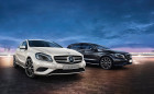 Mercedes-Benz A 180 2015er Sondermodell 2Style in schwarz und weiß