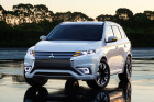 Die Frontpartie des Mitsubishi Outlander PHEV Concept-S